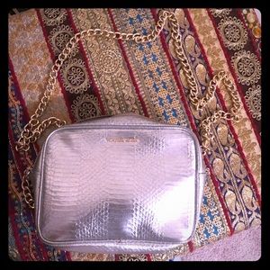 Victoria’s Secret Silver with gold chain purse